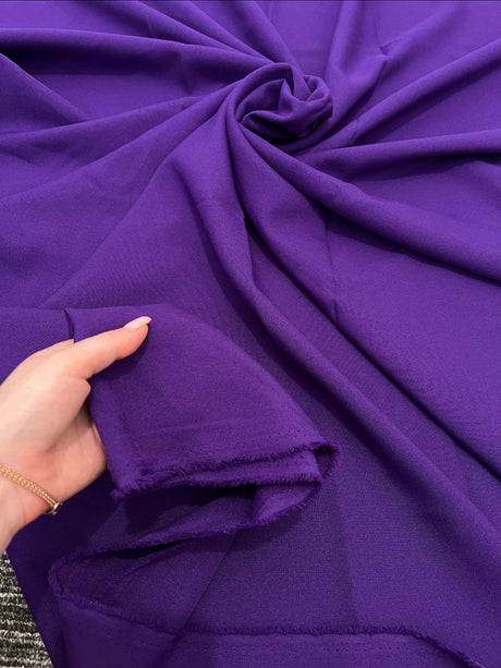 Purple Polyester Poplin