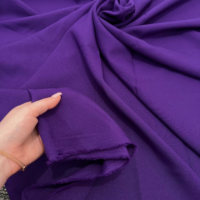 Purple Polyester Poplin