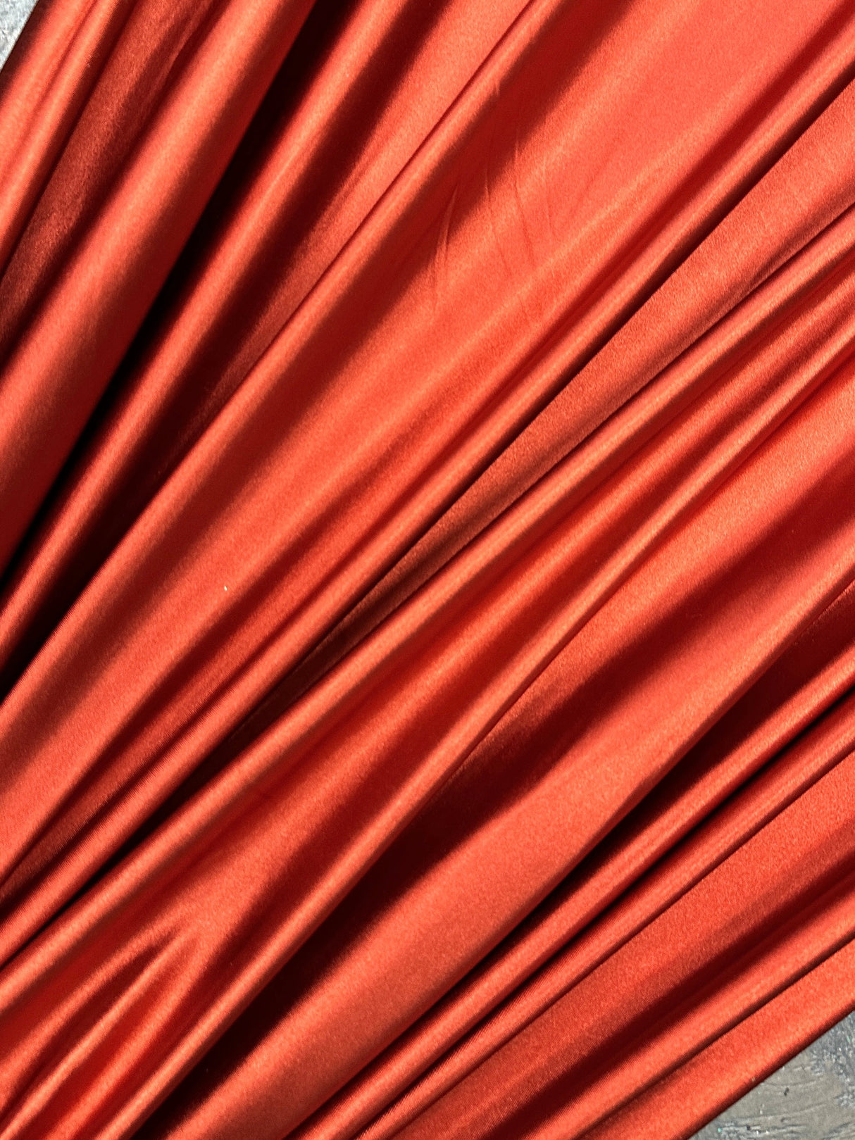 Rust Shiny Nylon Spandex