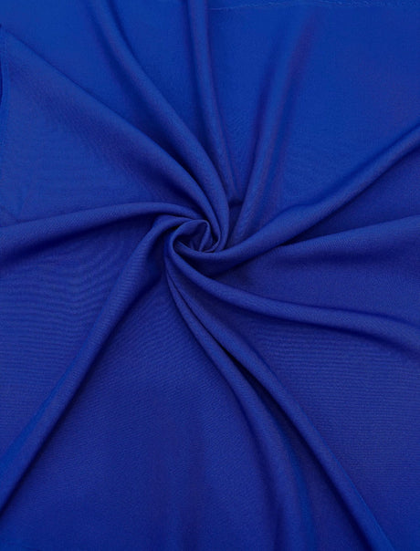 Royal Blue Poly Poplin