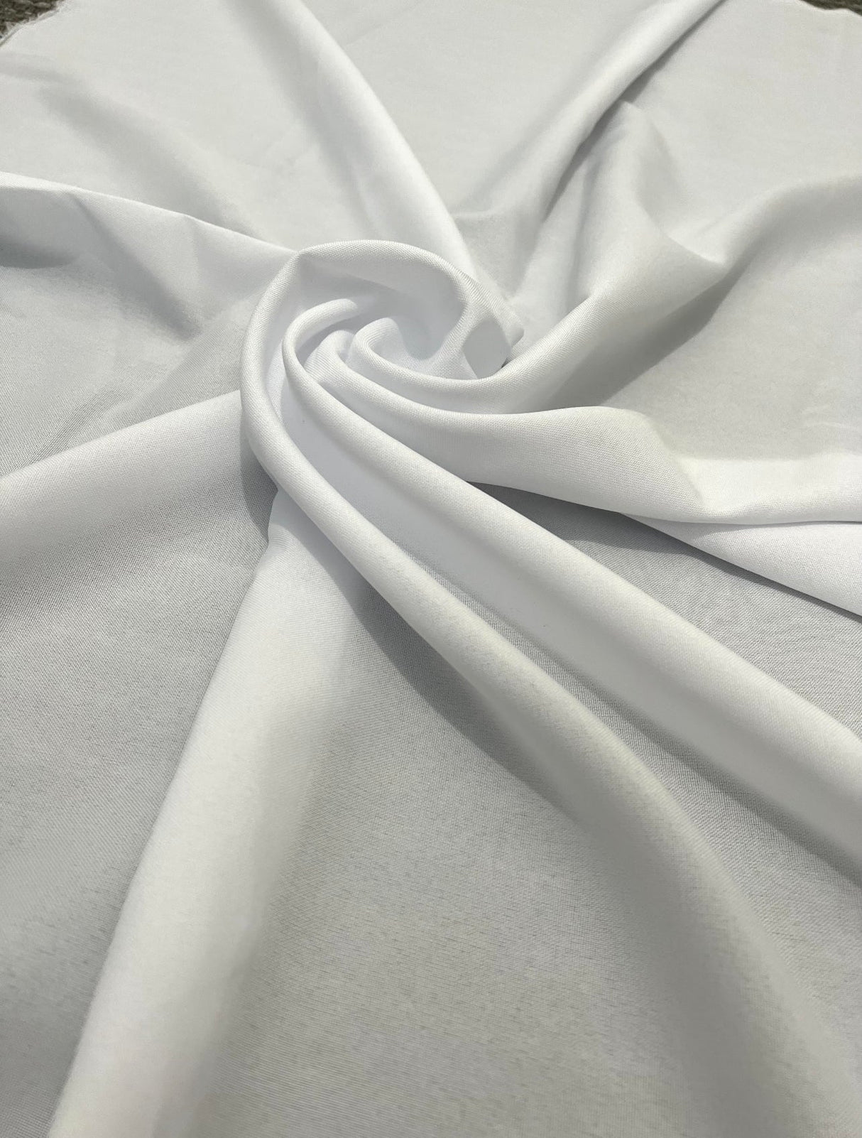 White Poly Poplin