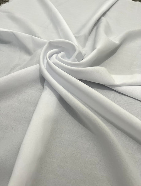 White Poly Poplin