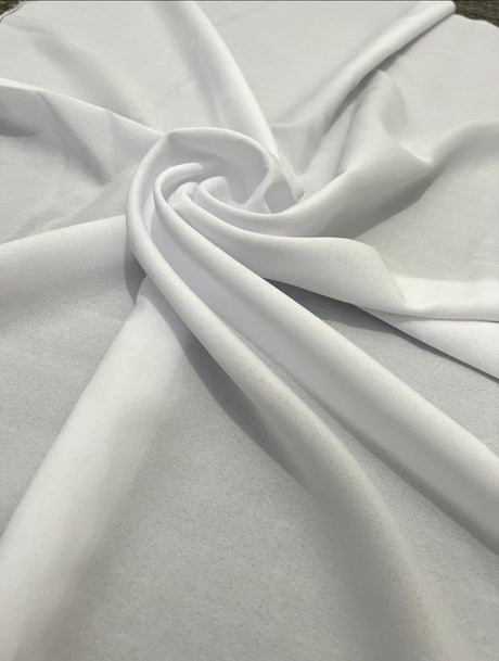 White Poly Poplin