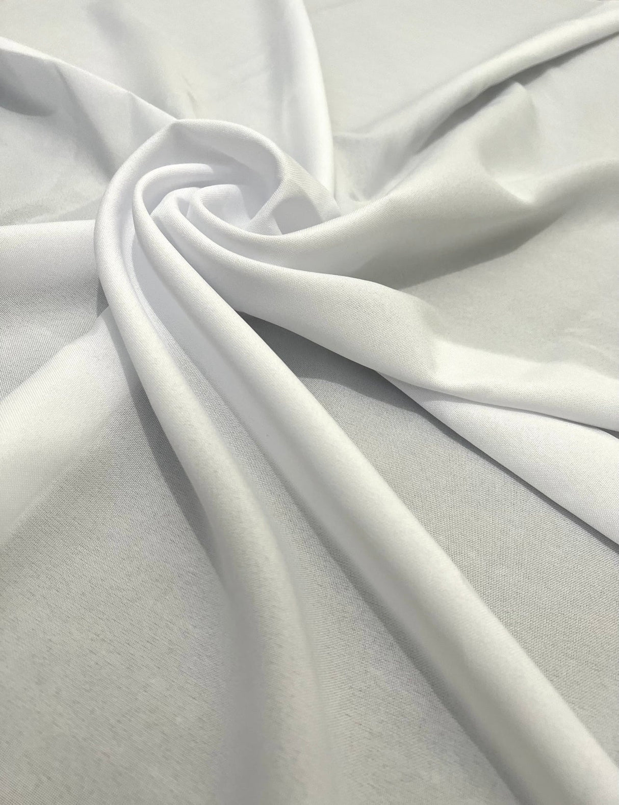 White Poly Poplin