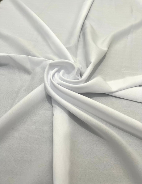 White Poly Poplin
