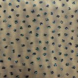 Nylon Spandex Power Mesh Caviar Glitter Fabric