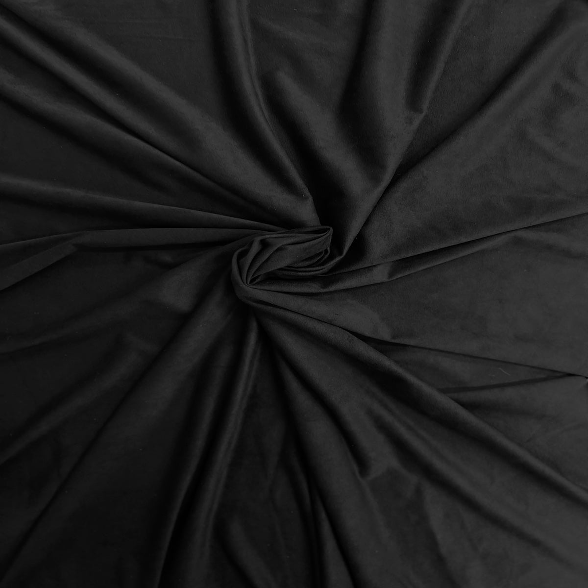 Stretch Micro Suede Knit Fabric - 90% Polyester 10% Spandex, 4-Way Stretch, 60" Width, 165 GSM (1 Yard)