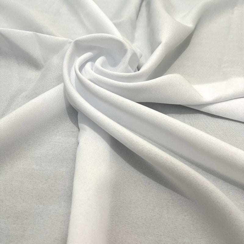 White Poly Poplin