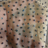 Nylon Spandex Power Mesh Caviar Glitter Fabric