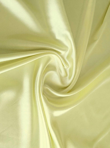 Pale Yellow Satin