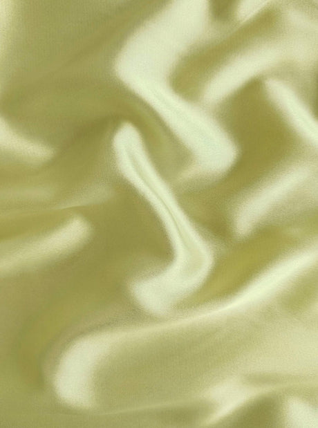 Pale Yellow Satin