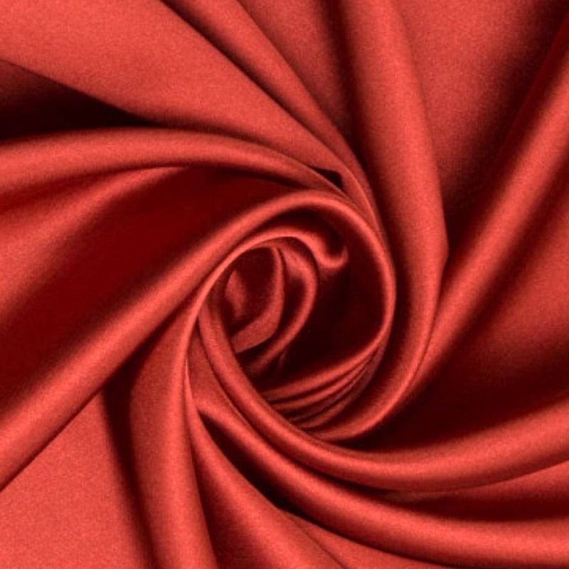 Burnt Orange Satin