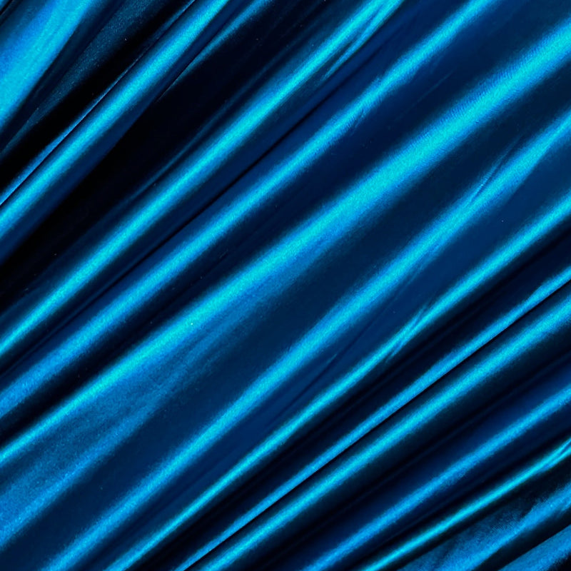 Shiny Nylon Spandex Deep Teal