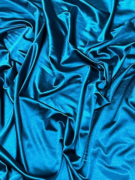 Shiny Nylon Spandex Deep Teal
