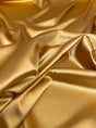Stretch Silk Satin Deep Gold