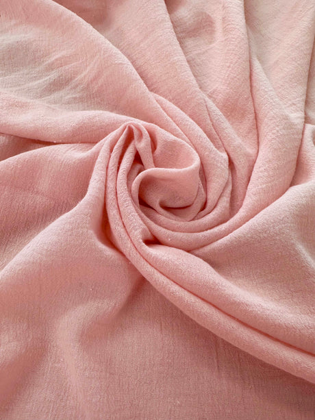 Cotton Gauze Blush Crinkle
