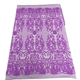 Stretch Sequins Fabric Luna Sequin Mesh
