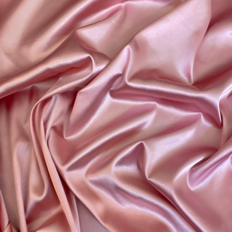 Silky Stretch Satin Dusty Rose