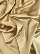 Gold Silky Stretch Satin