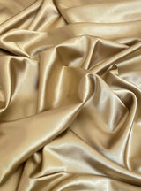 Gold Silky Stretch Satin