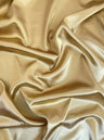 Gold Silky Stretch Satin