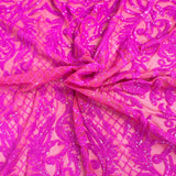 Stretch Sequins Fabric Luna Sequin Mesh