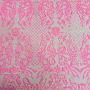 Luna Stretch Sequins Nylon Spandex Mesh Fabric - 4-Way Stretch, Sequin Design, 60" Width (1 Yard)