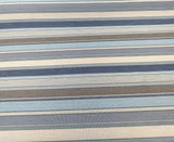 Sunbrella Ascend Spa Blue 145410-0009 Solution Dyed Acrylic Fabric - Spa Blue, Stripes, 54" Width (1 Yard)