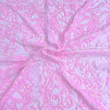 Stretch Sequins Fabric Luna Sequin Mesh