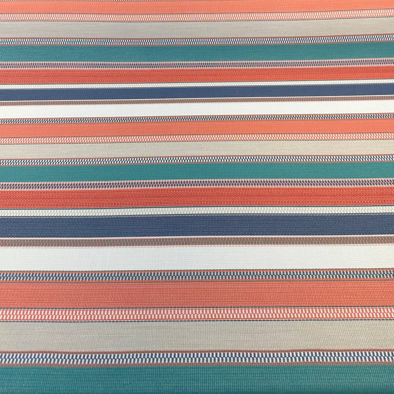 Ascend Tropical Sunbrella Acrylic Fabric - Tropical Stripes, 54" Width (1 Yard)