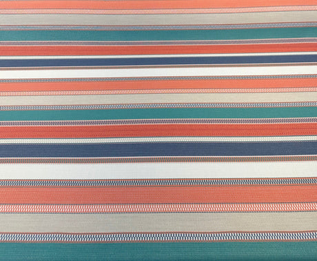 Ascend Tropical Sunbrella Acrylic Fabric - Tropical Stripes, 54" Width (1 Yard)