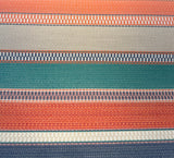 Ascend Tropical Sunbrella Acrylic Fabric - Tropical Stripes, 54" Width (1 Yard)
