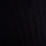 Polyester Spandex Matte Rib Fabric 4-Way Stretch Black 60"