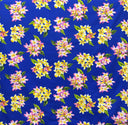 Poly Cotton Plumeria Clusters Fabric