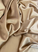 Stretch Satin Caramel