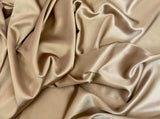 Stretch Satin Caramel