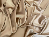Stretch Satin Caramel