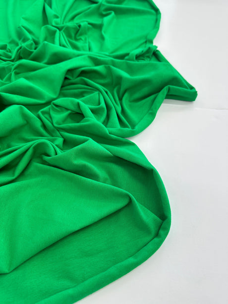 Kelly Green Cotton Jersey Spandex