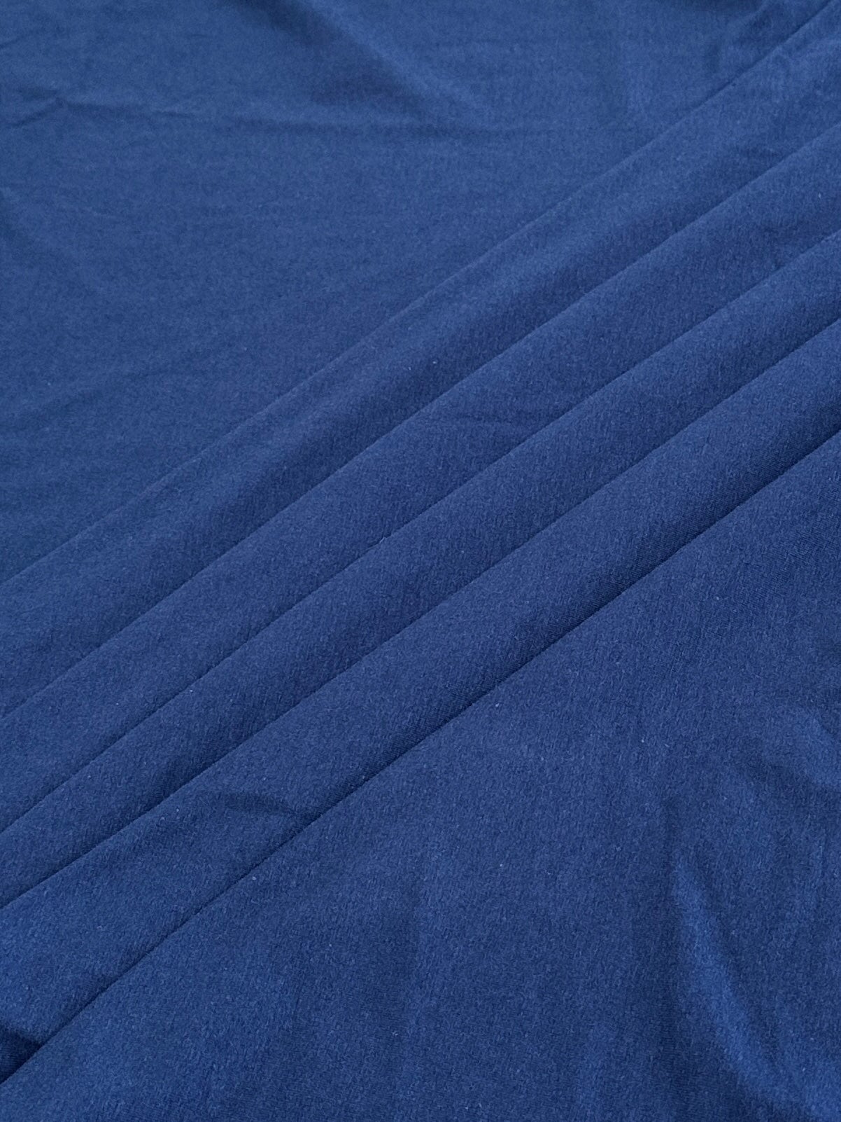 Navy Blue Cotton Jersey Spandex