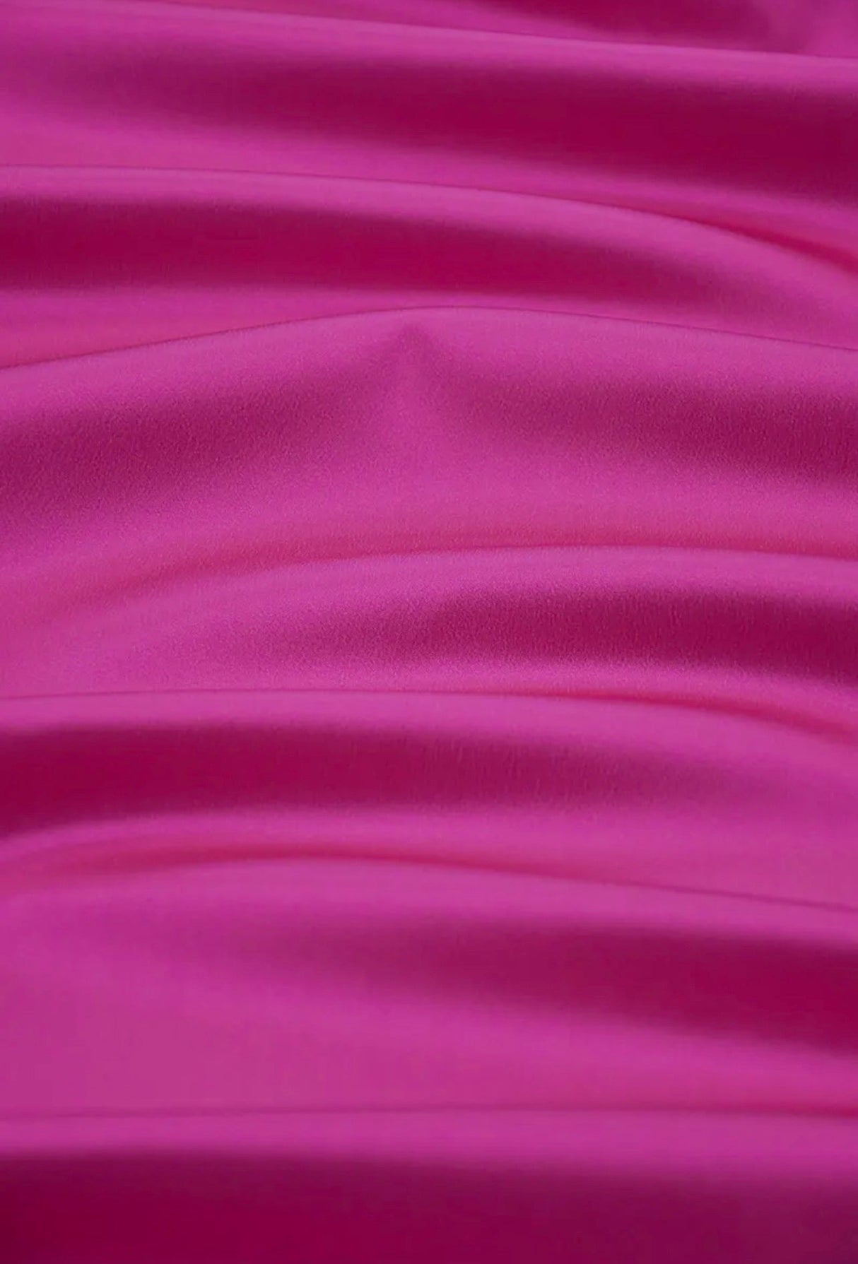 Hot Pink Duchesse Satin