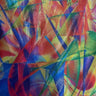 Polyester Spandex Abstract Dot Hologram Fabric