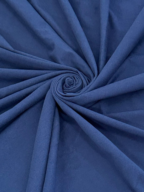 Navy Blue Cotton Jersey Spandex