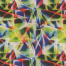 Hologram Spandex Fabric Crystal Digital 4-Way Stretch Lime 60"