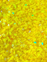 Yellow Sequin Velvet