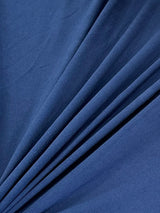 Navy Blue Cotton Jersey Spandex