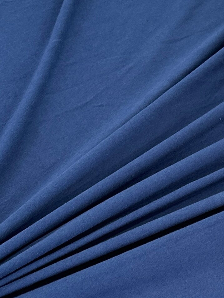 Navy Blue Cotton Jersey Spandex
