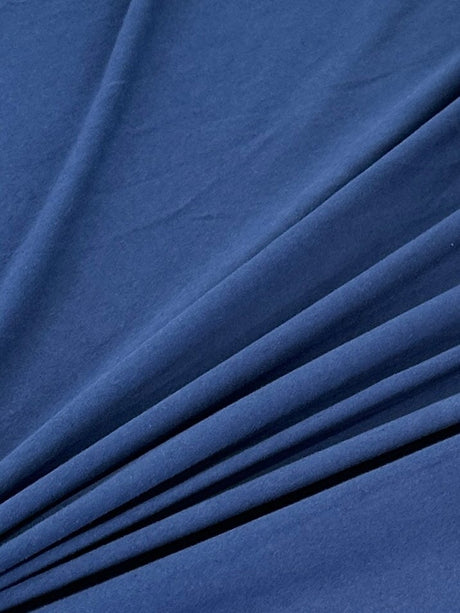 Navy Blue Cotton Jersey Spandex