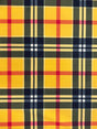 Yellow Tartan Plaid Polyester Spandex Fabric - Yellow Plaid, 58"/60" Width (1 Yard)