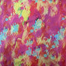 Hologram Stretch Spandex Fabric Volcano Splash Orange Hot Pink 60"