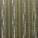 Traditional Tattoo Lei Poly Cotton Fabric - Traditional Polynesian Tattoo Print, 45" Width (1 Yard)